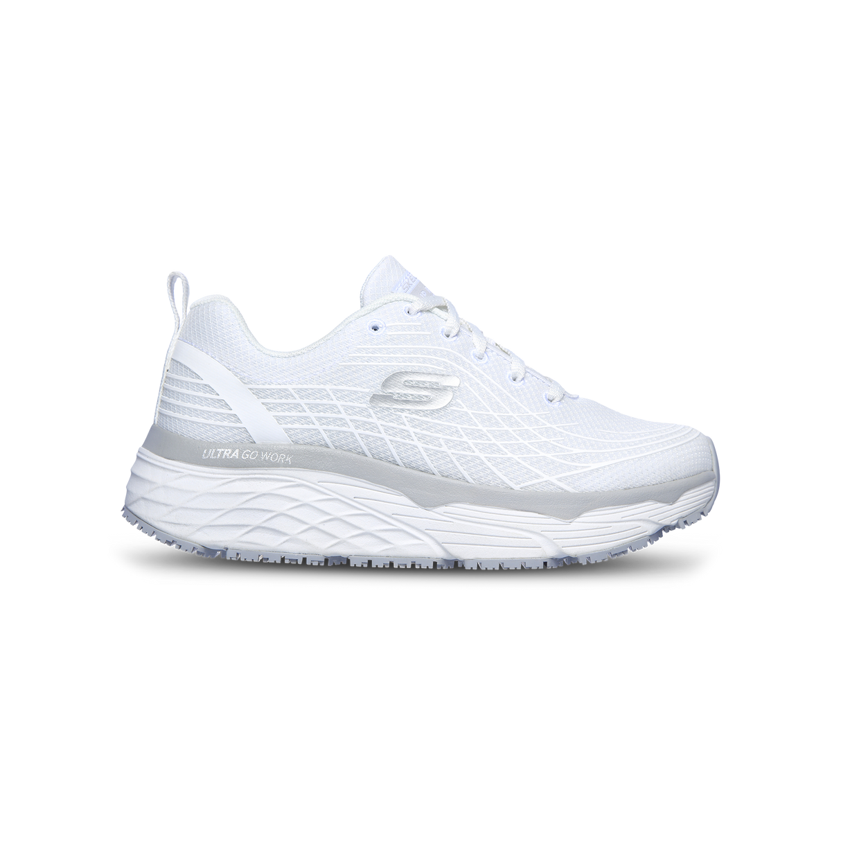 Max Cushioning Work Shoe w - White