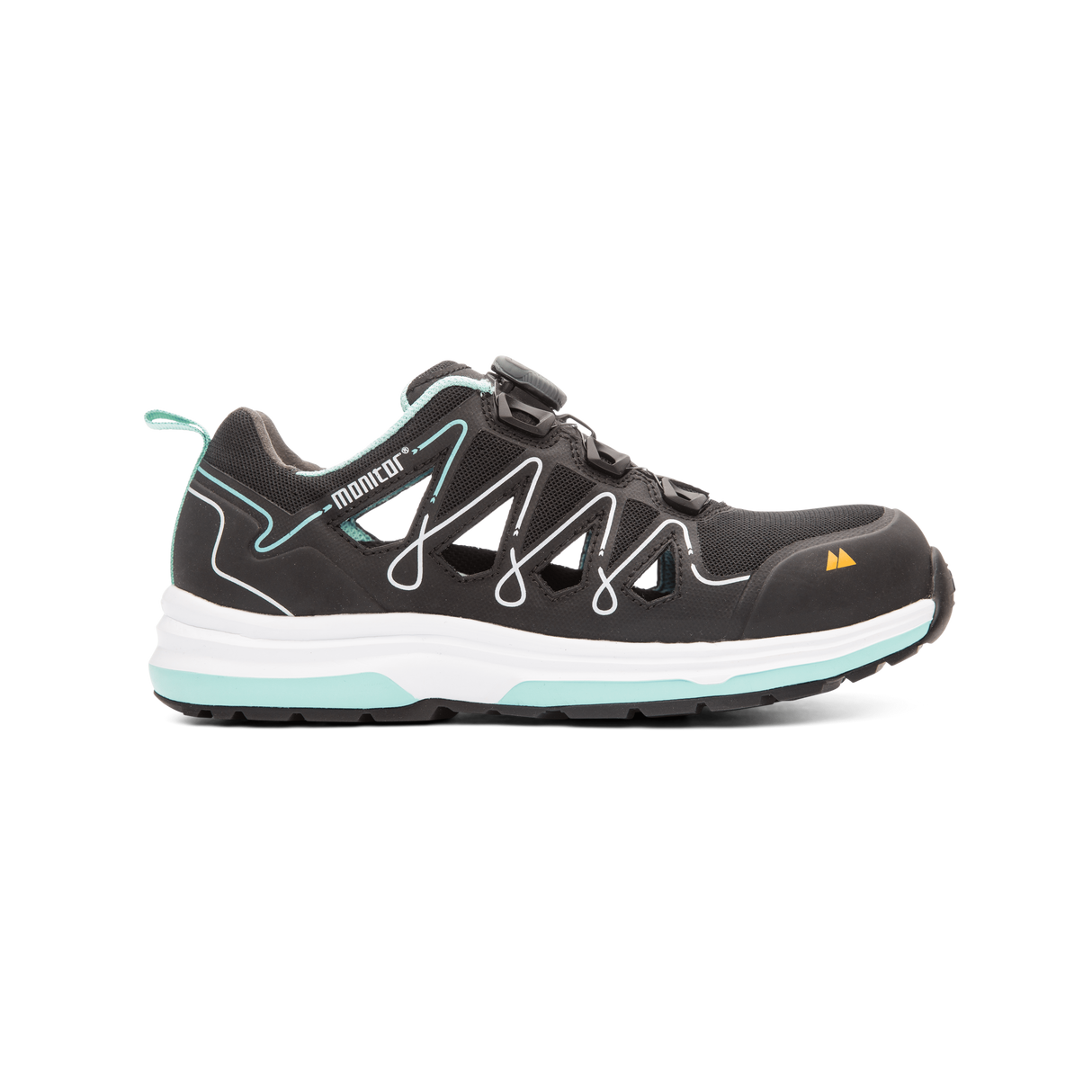 Mint Safety Sandal w - Black