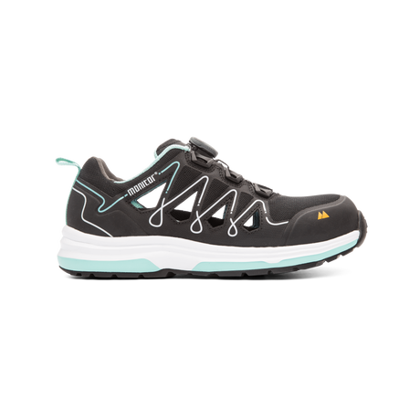 Mint Safety Sandal w - Black