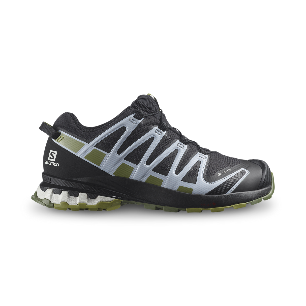 XA Pro 3D v8 GTX Shoe w - Black/green