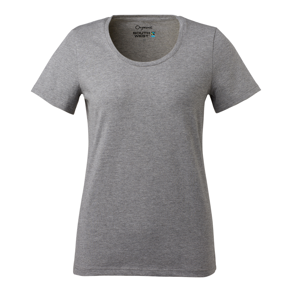 Nora T-shirt w - Medium greymelange