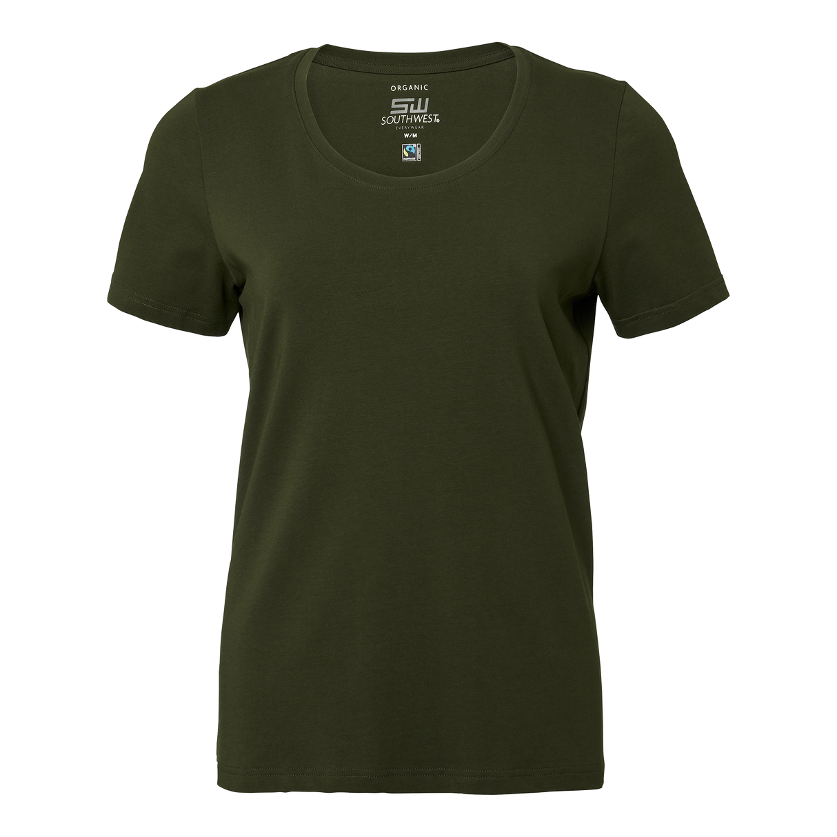 Nora T-shirt w - Dark olive