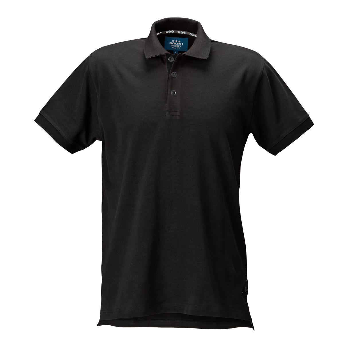 Morris solid Polo - Black