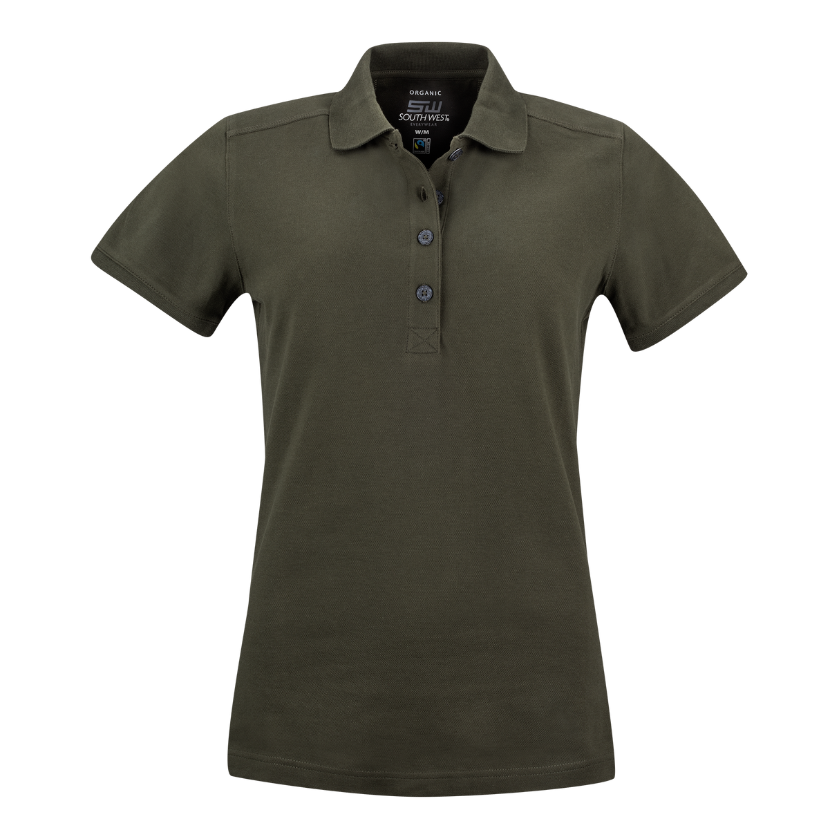 Magda Polo w - Dark olive