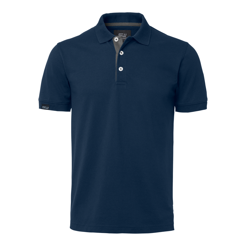 Weston Polo - Navy/grey