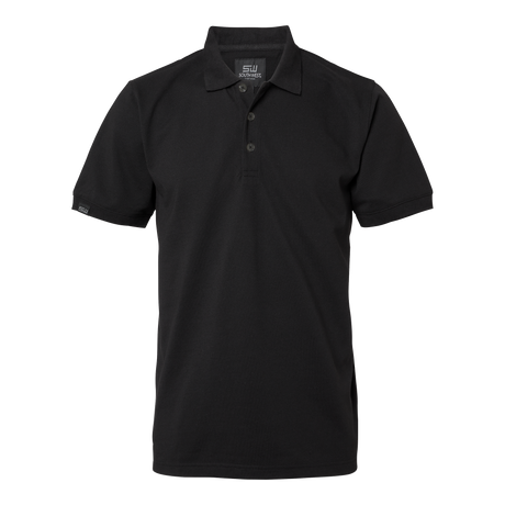 Weston solid Polo - Black