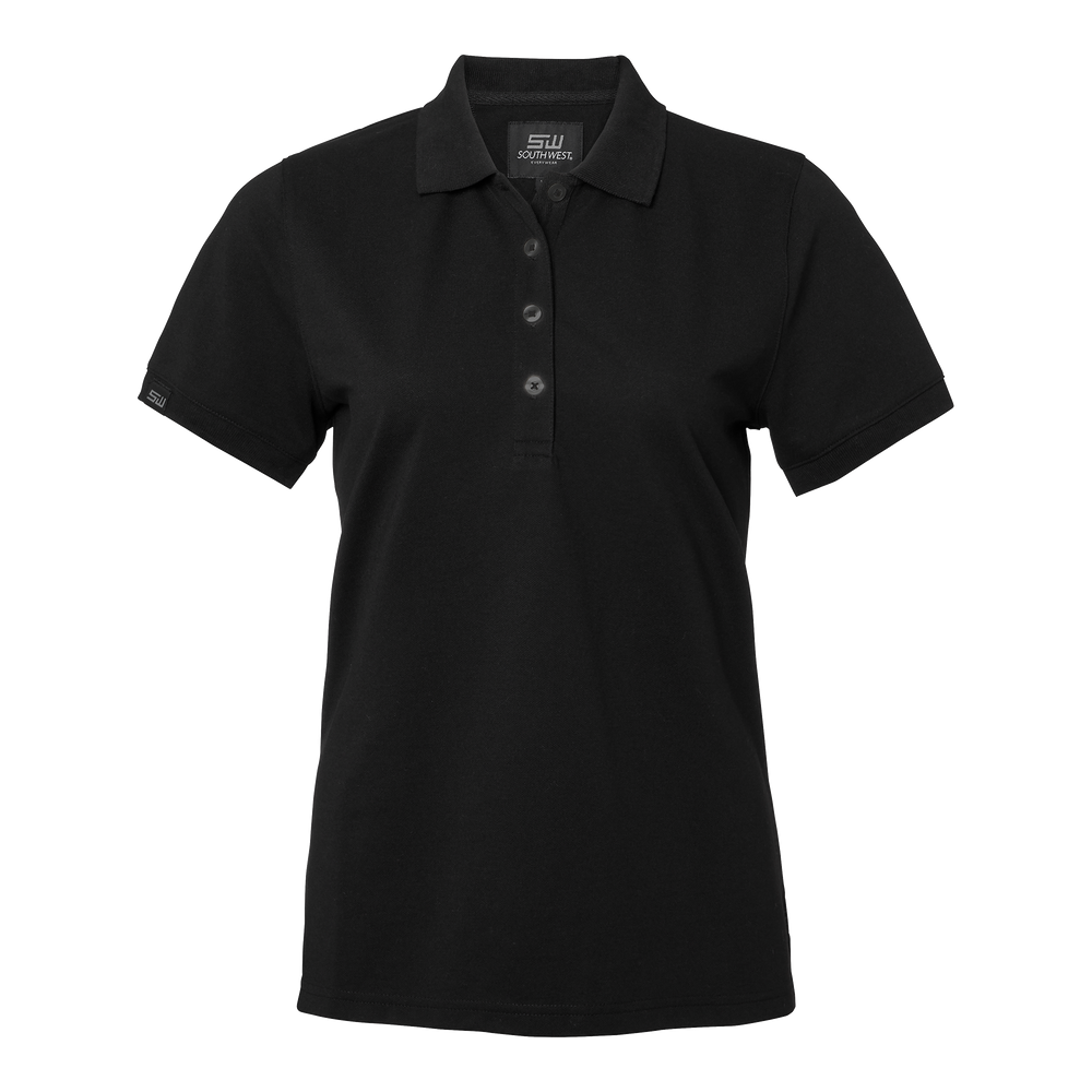 Wera solid Polo w - Black