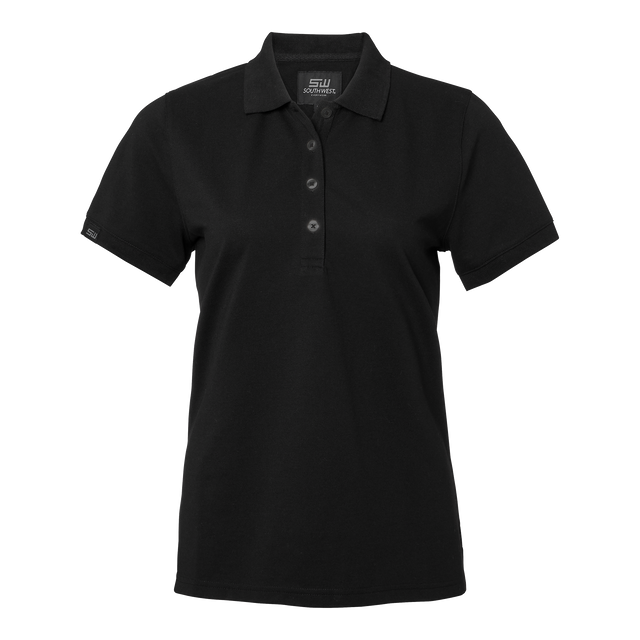 Wera solid Polo w - Black