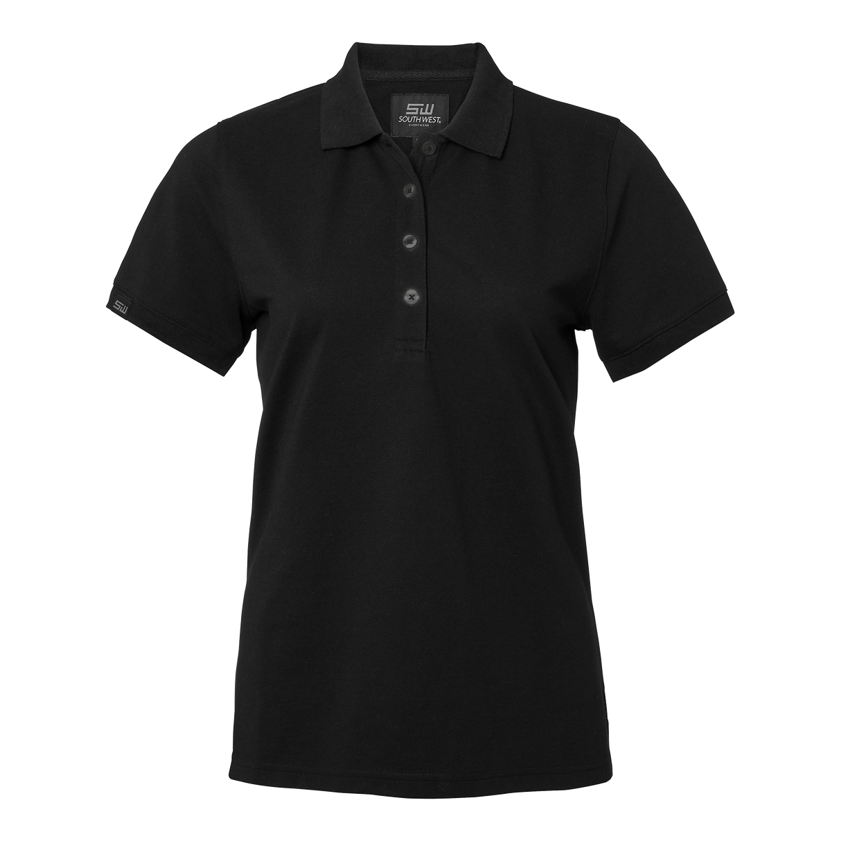 Wera solid Polo w - Black