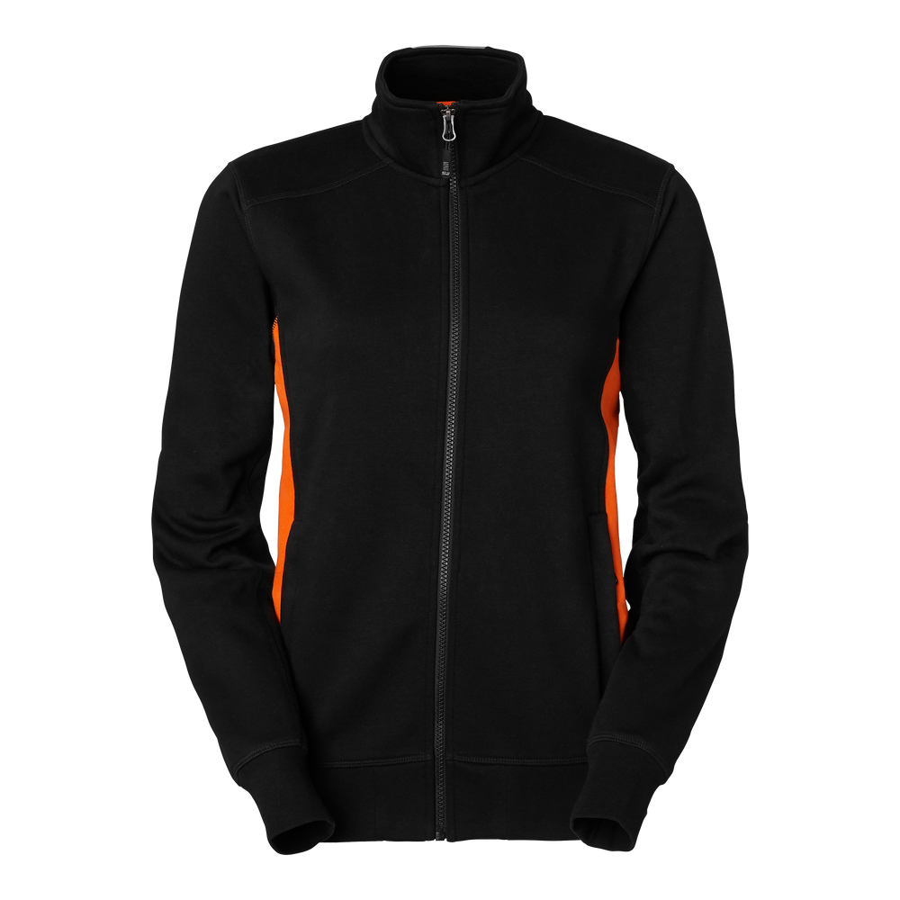 Lucy Sweat w - Black/orange