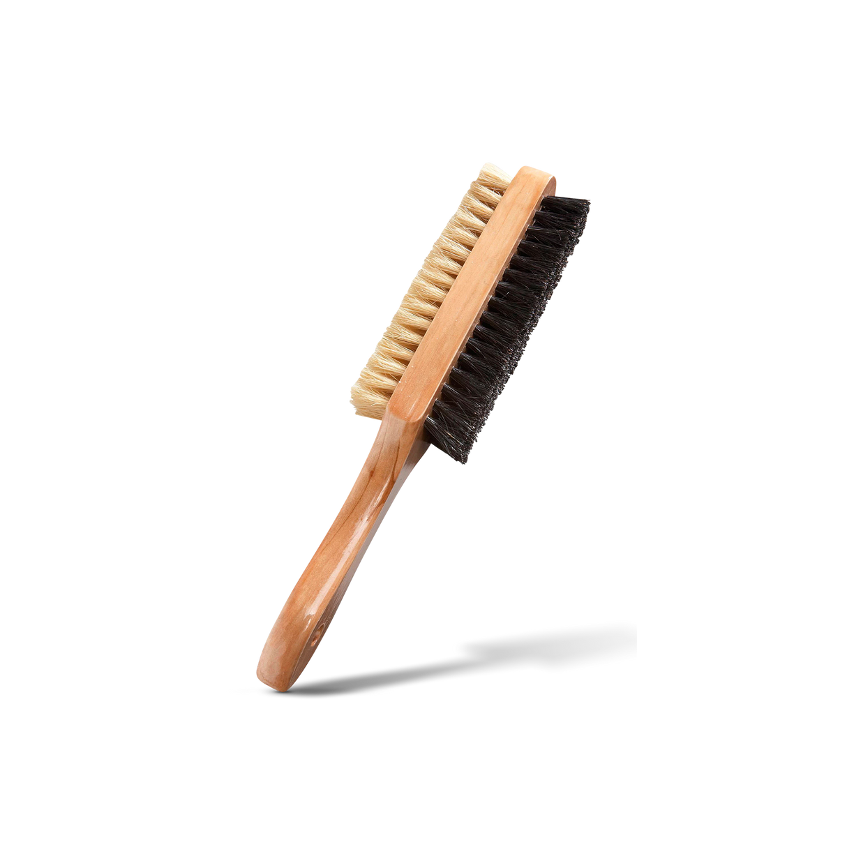 Shoe Brush Wood Shoe Care - Light brown
