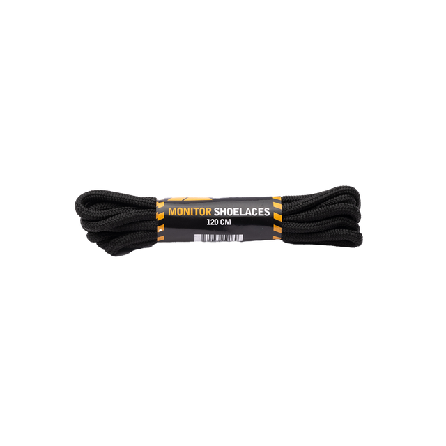 120cm, 10-p Shoelaces - Black