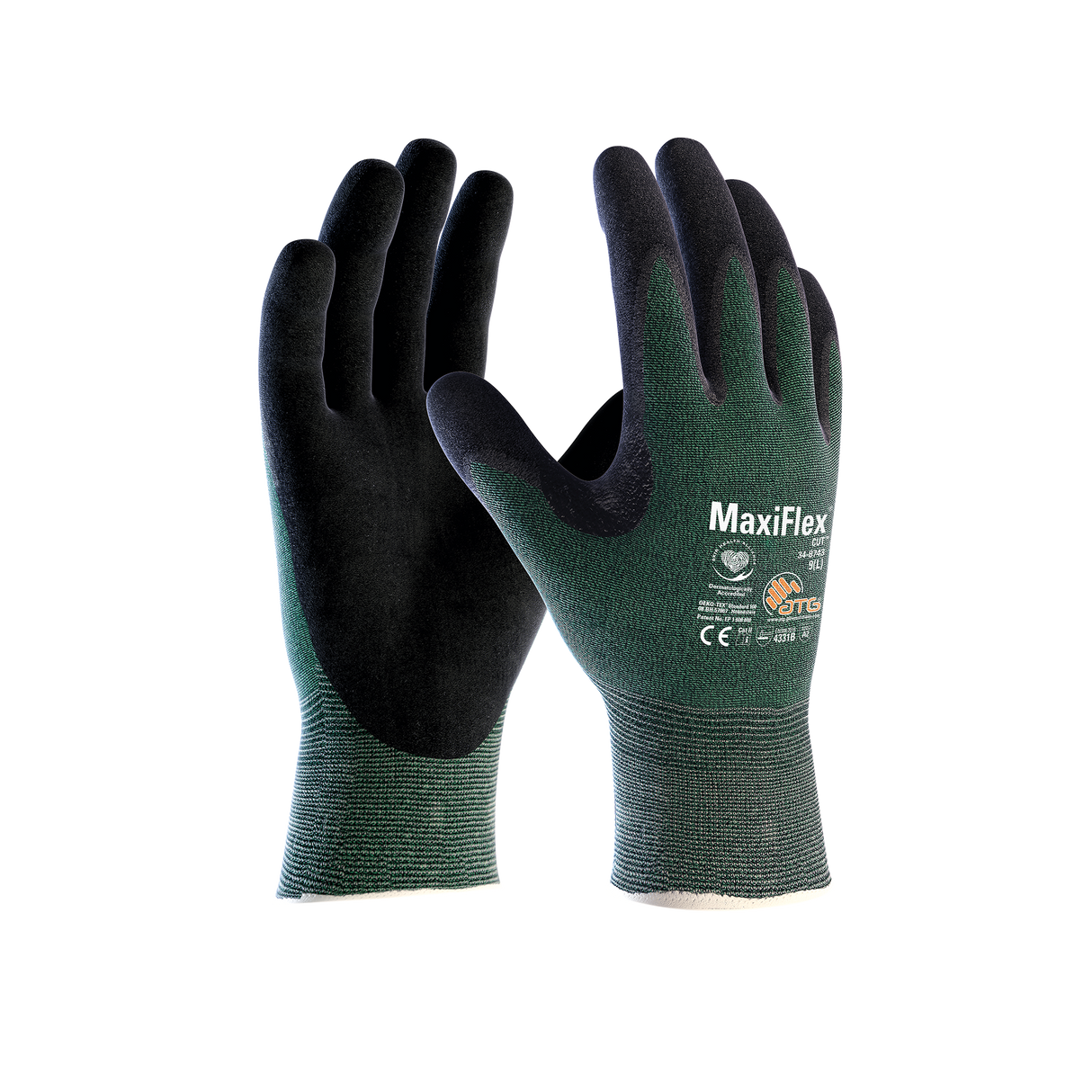 MaxiFlex Cut 3B HT Gloves - Dark green