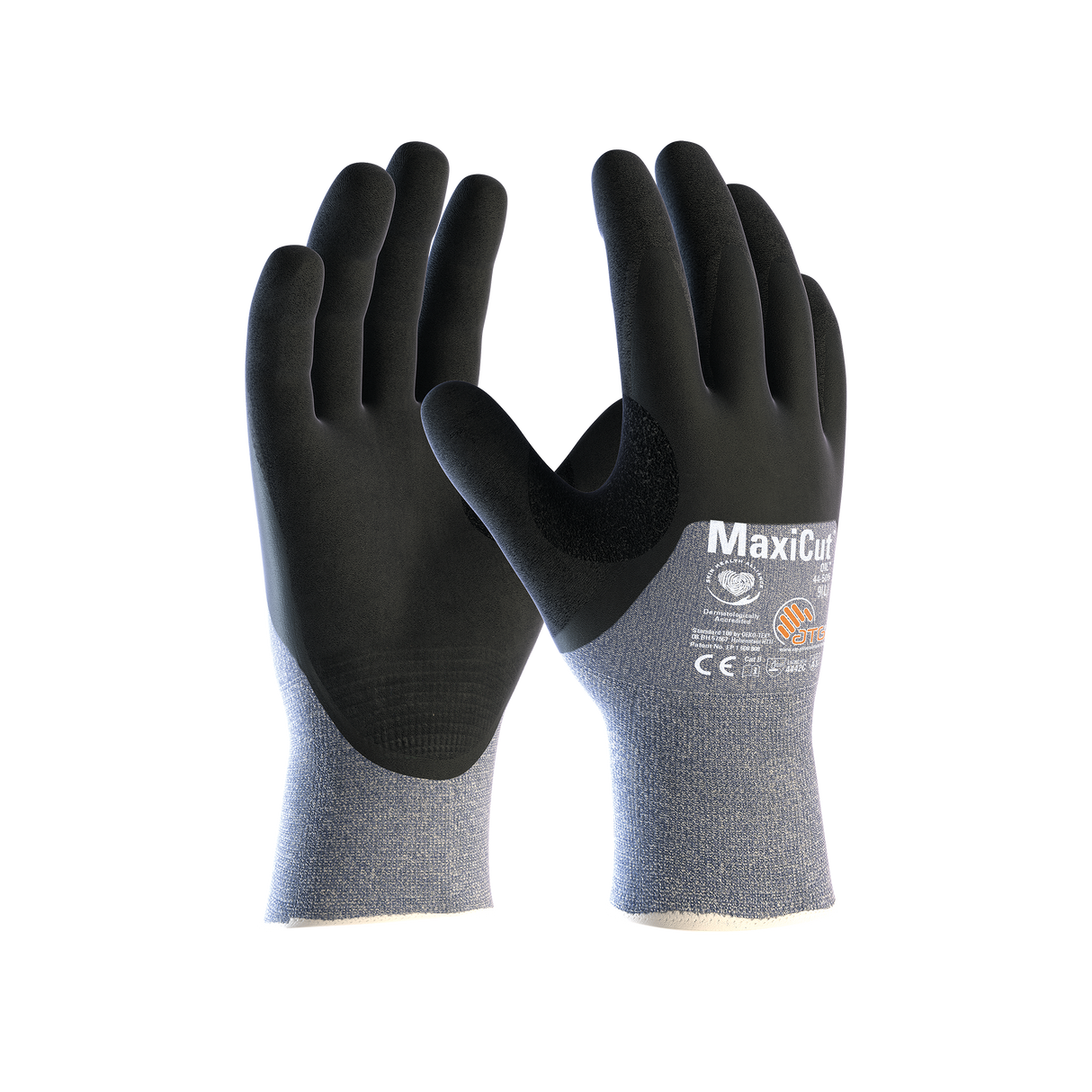 MaxiCut Oil 4C 3/4 Gloves - Blue melange