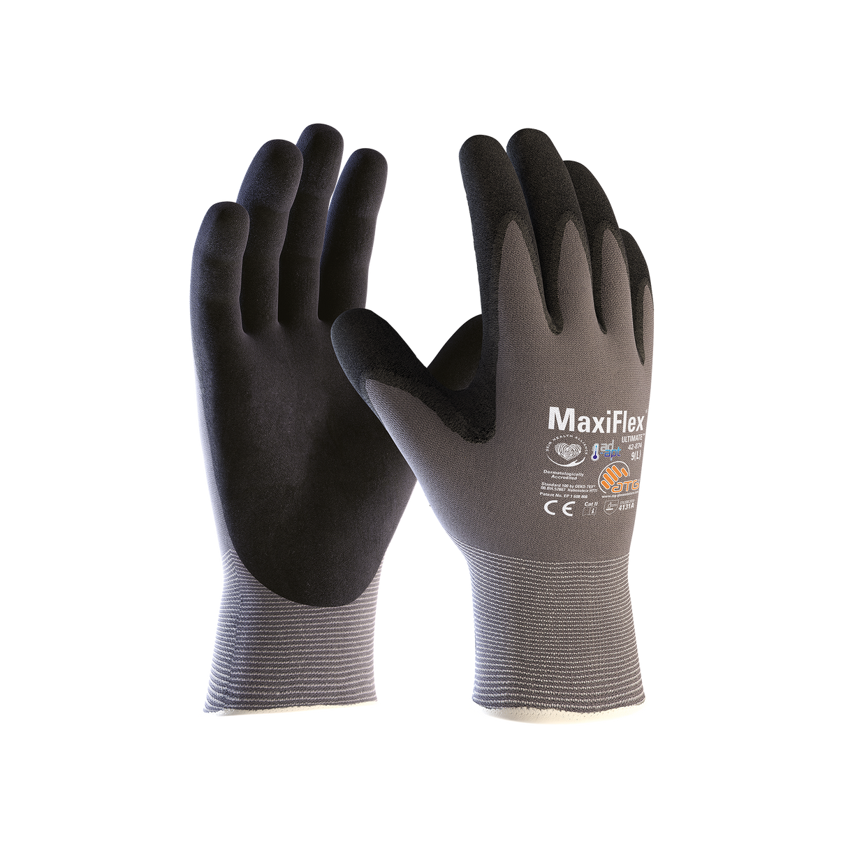 MaxiFlex Ultimate Ad-Apt Gloves - Grey