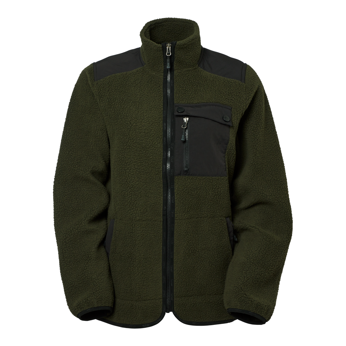Polly Fleece w - Dark olive