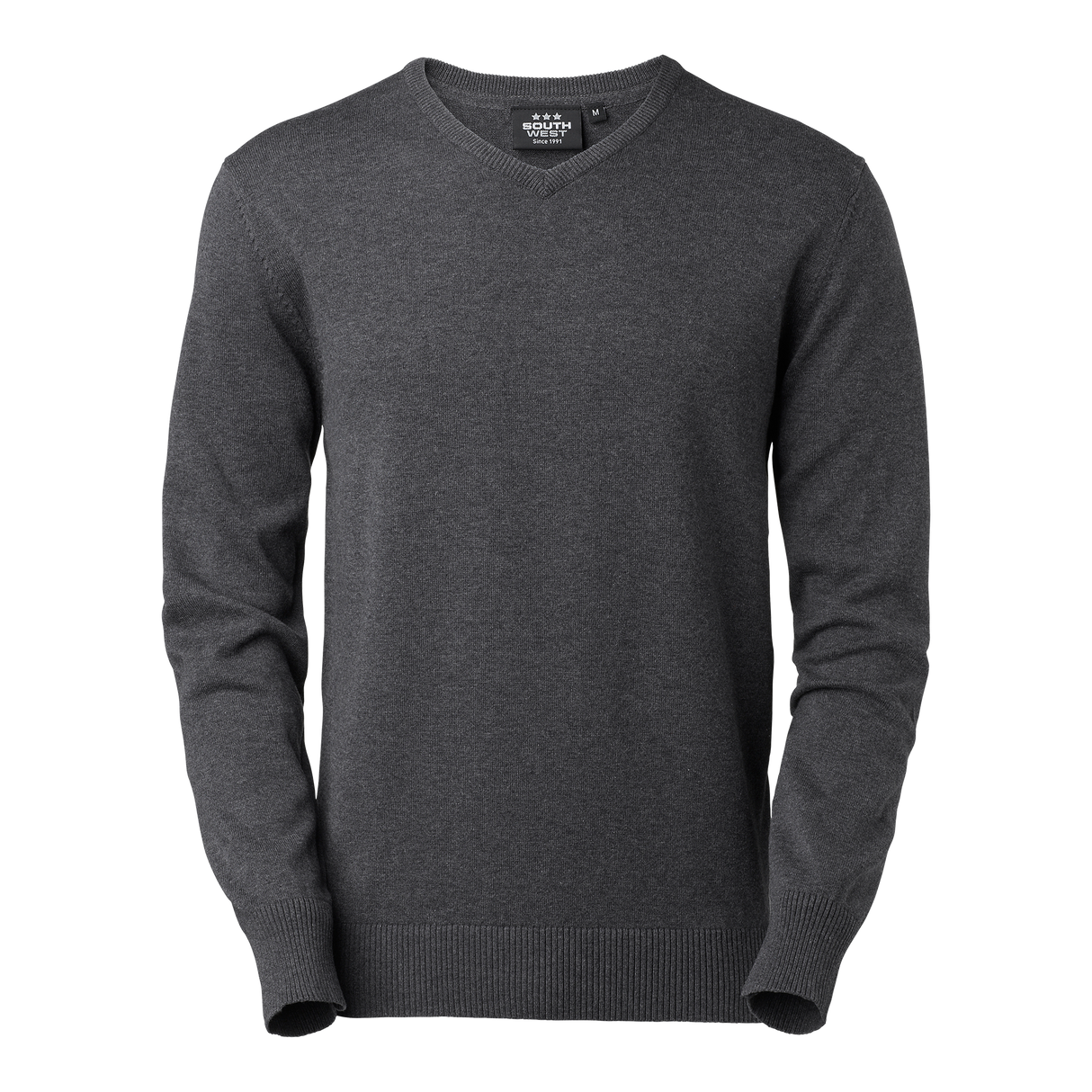 James Pullover V Neck - Dark grey