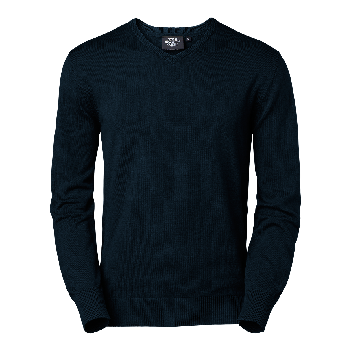 James Pullover V Neck - Dark navy