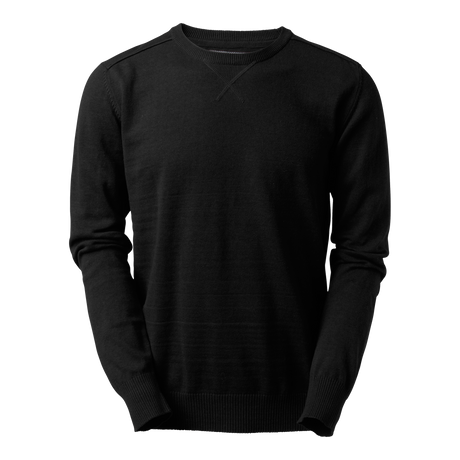 Fitzroy Round Neck Pullover - Black
