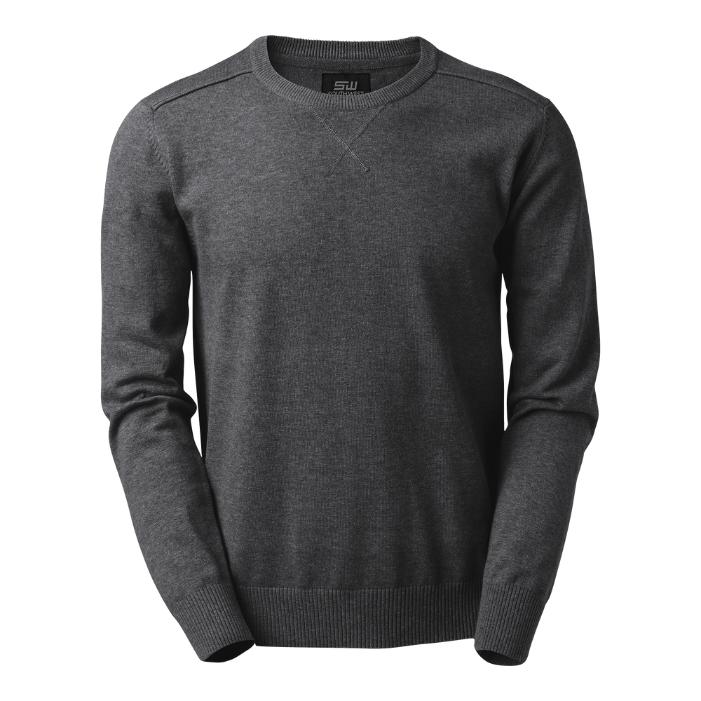Fitzroy Round Neck Pullover - Dark grey