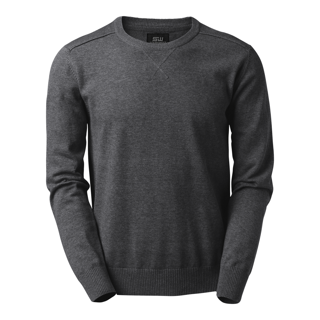 Fitzroy Round Neck Pullover - Dark grey