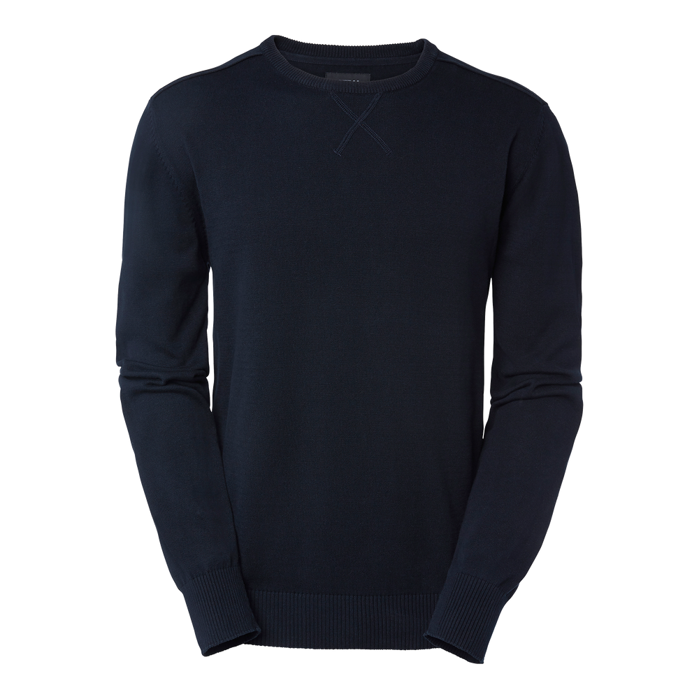 Fitzroy Round Neck Pullover - Dark navy