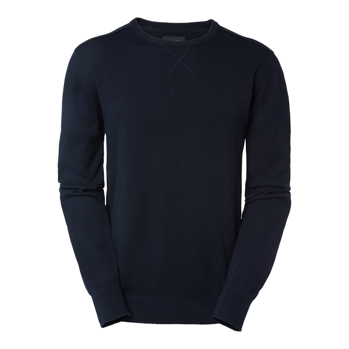 Fitzroy Round Neck Pullover - Dark navy