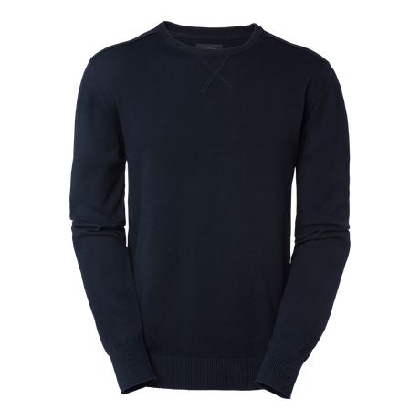 Fitzroy Round Neck Pullover - Dark navy