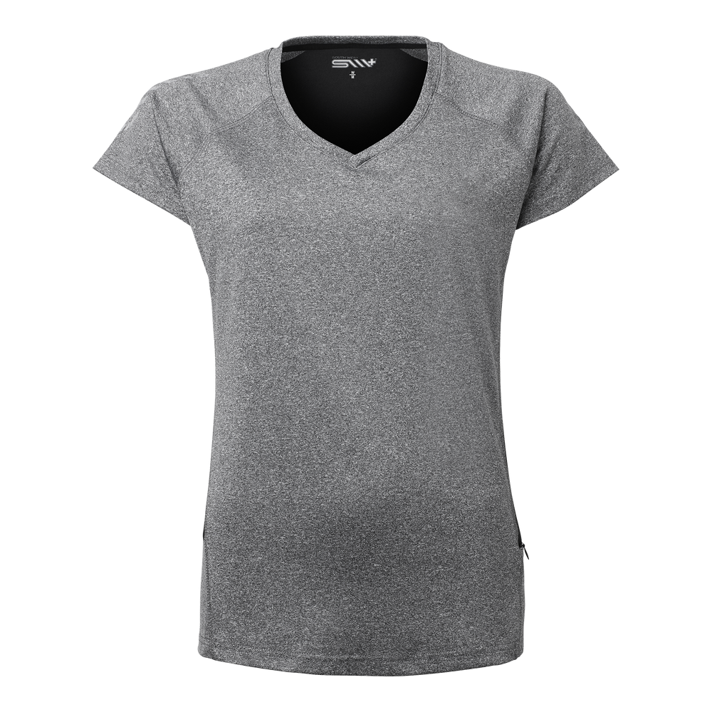Tea T-shirt w - Medium greymelange