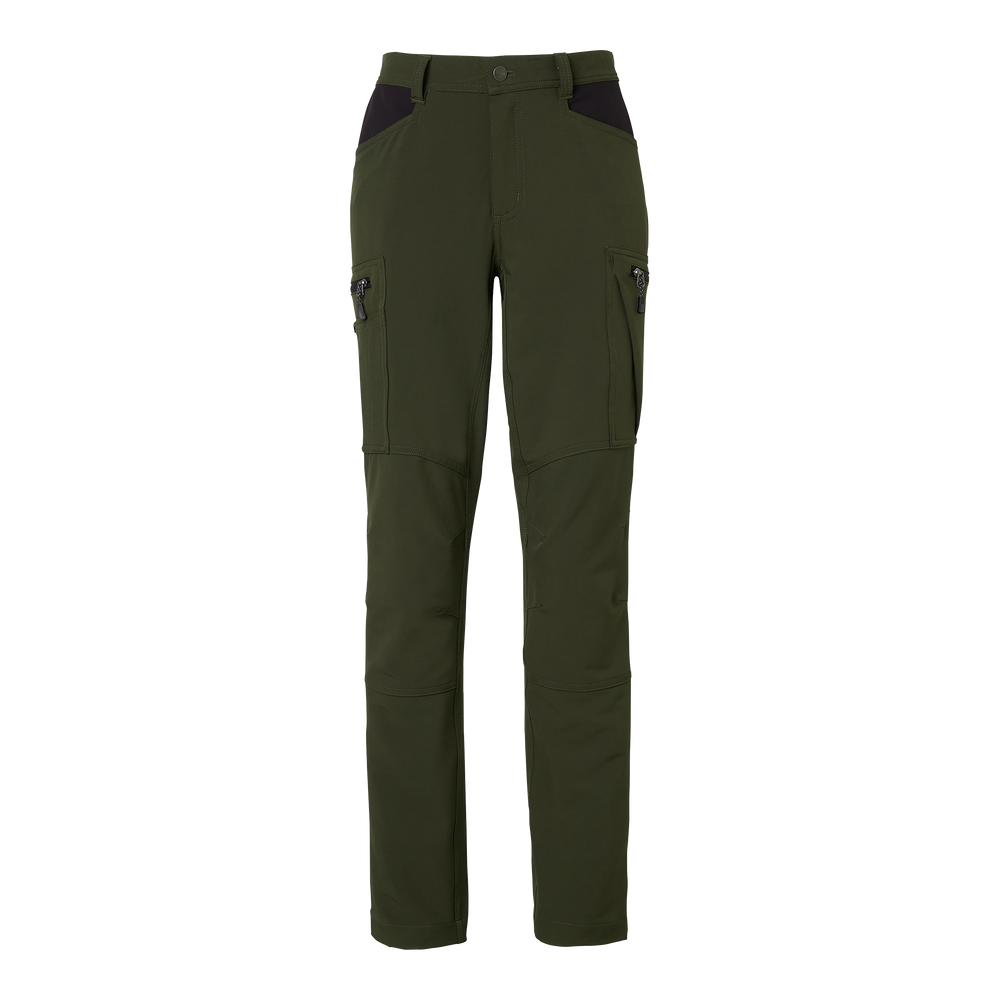 Moa Trousers w - Dark olive