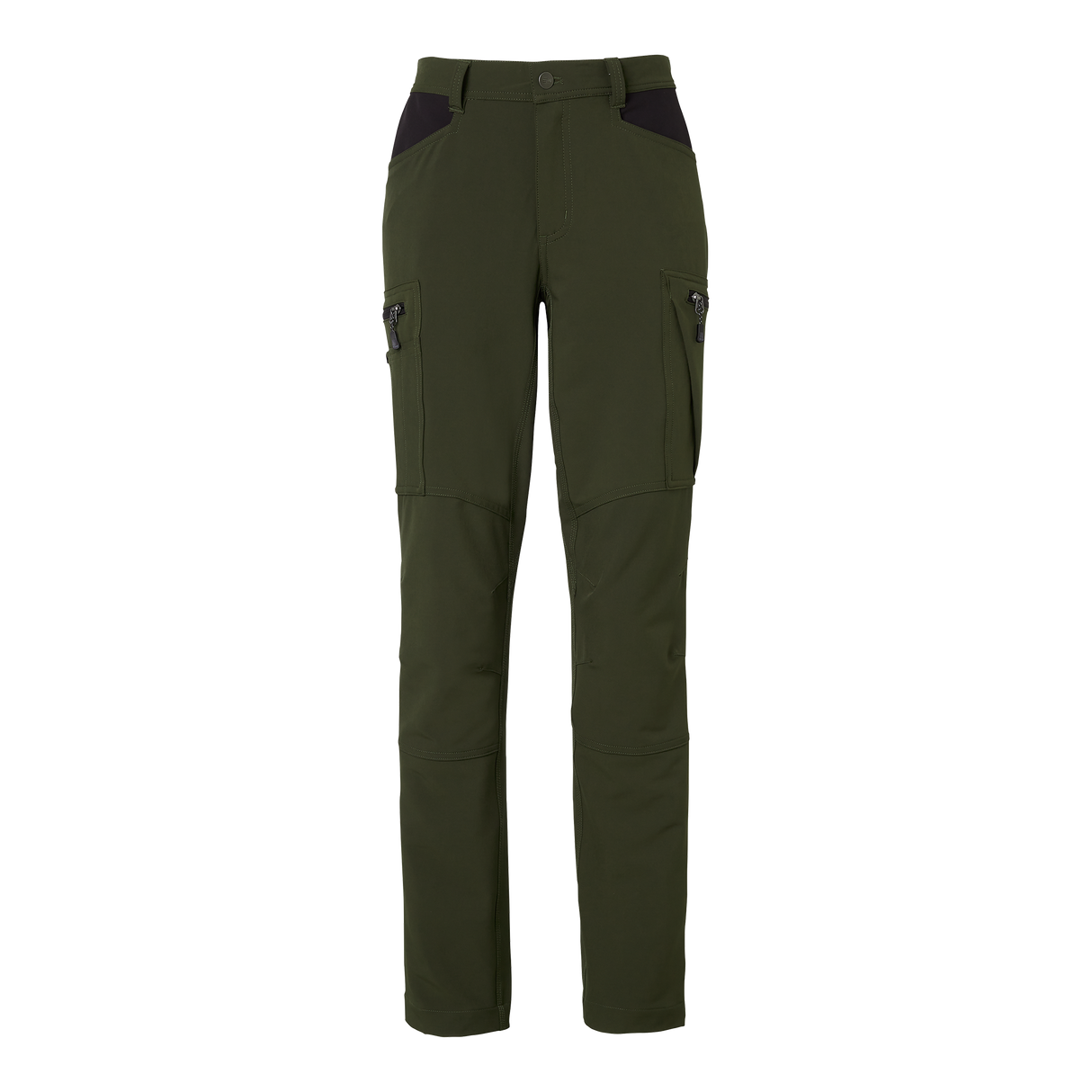 Moa Trousers w - Dark olive