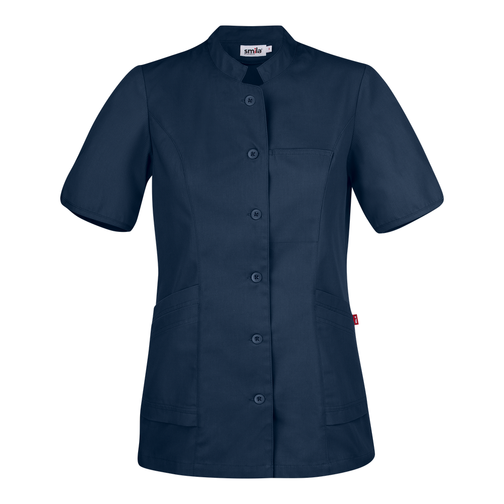 Aila Blouse w - Ocean blue