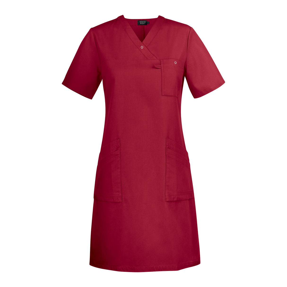 Adina Dress w - Dark red