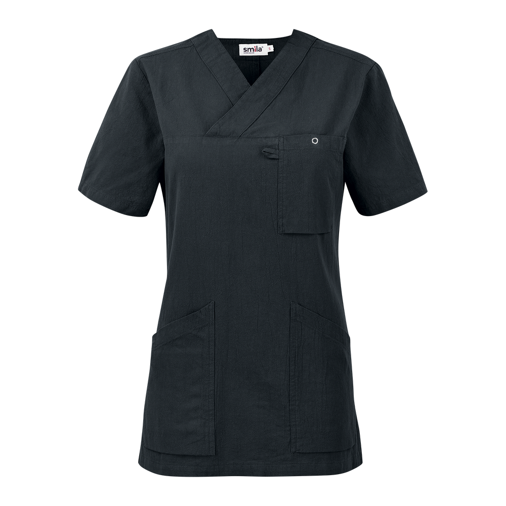 Carin Blouse w - Black