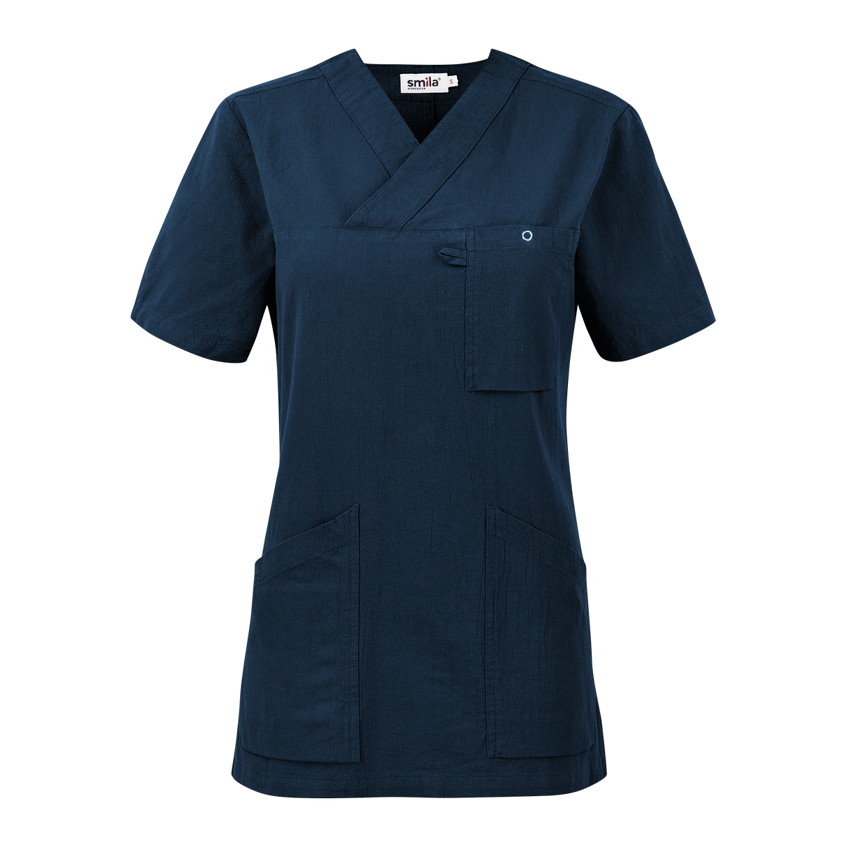 Carin Blouse w - Navy