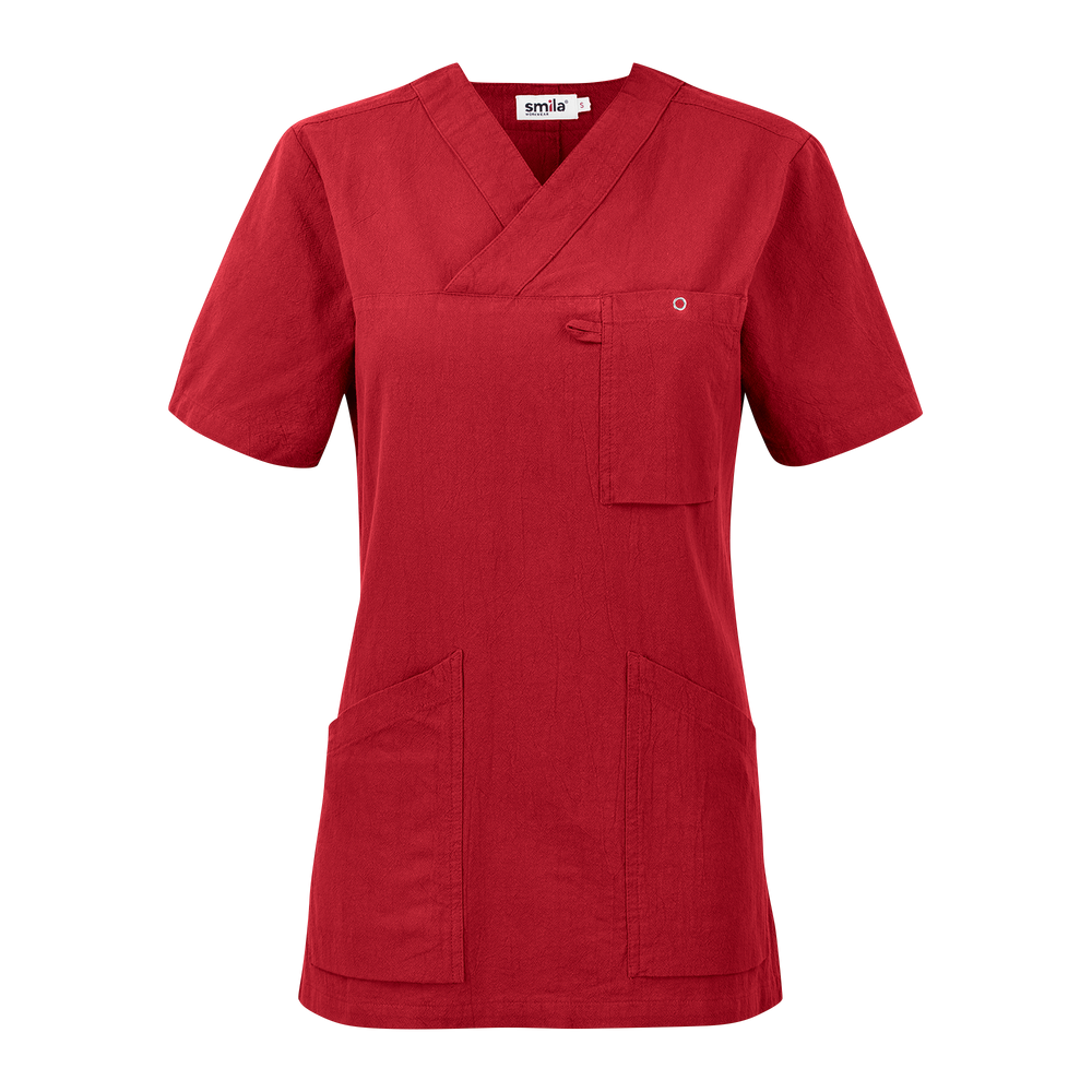 Carin Blouse w - Red