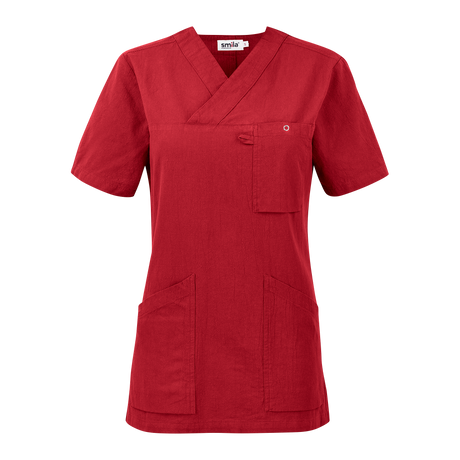 Carin Blouse w - Red