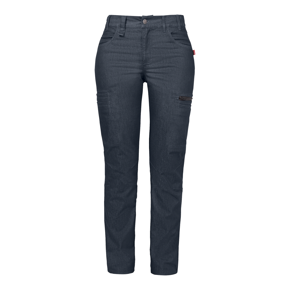 Fia Trousers w - Blue melange