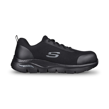 Arch Fit Ringstap Safety Shoe - Black