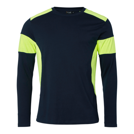 212 T-shirt - Navy/fluorescent yellow