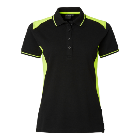 214 Polo w - Black/fluorescent yellow