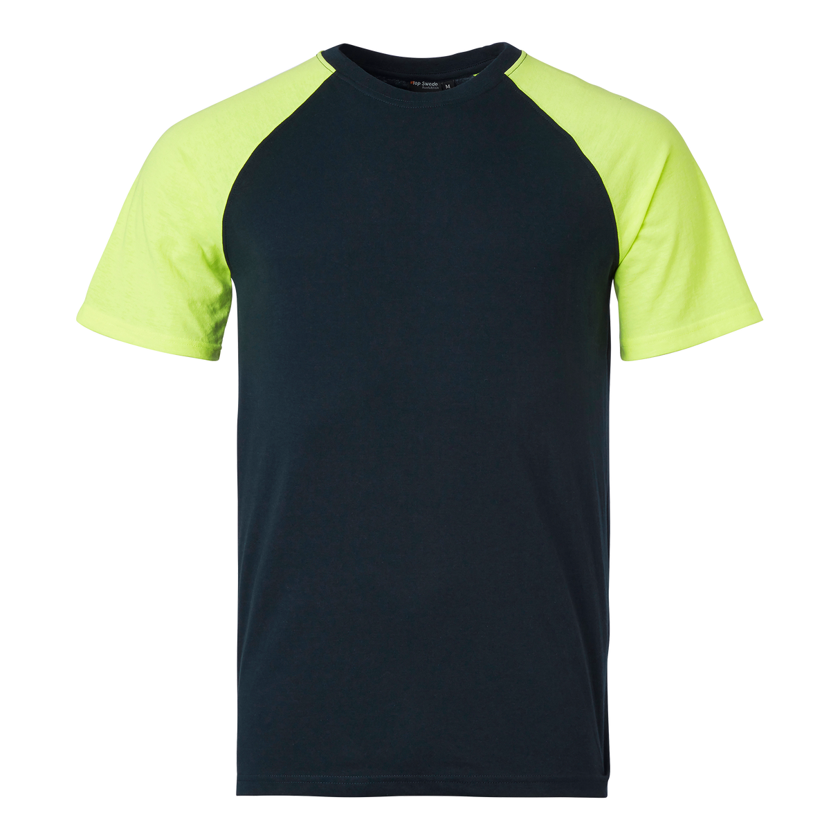 225 T-shirt - Navy/fluorescent yellow