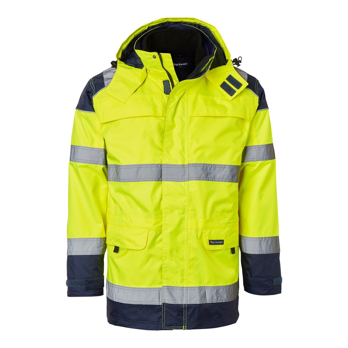 126 Parka - Fluorescent yellow/navy
