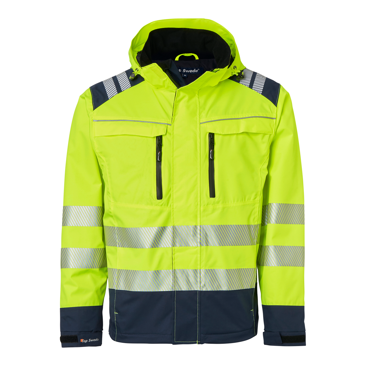 130 Jacket - Fluorescent yellow/navy