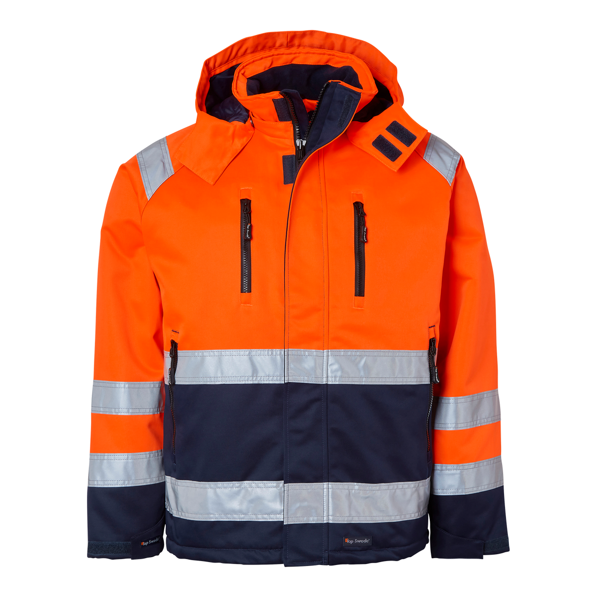 131 Jacket - Fluorescent orange/navy