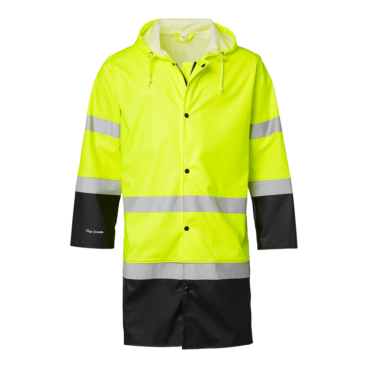 181 Rain Coat Hi-Vis - Fluorescent yellow/black
