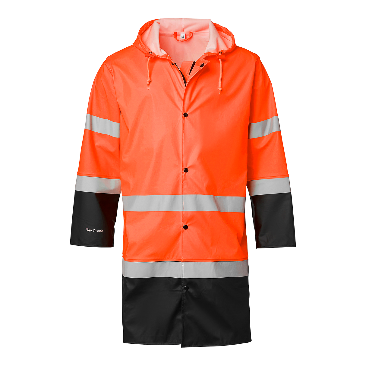 181 Rain Coat Hi-Vis - Fluorescent orange/black