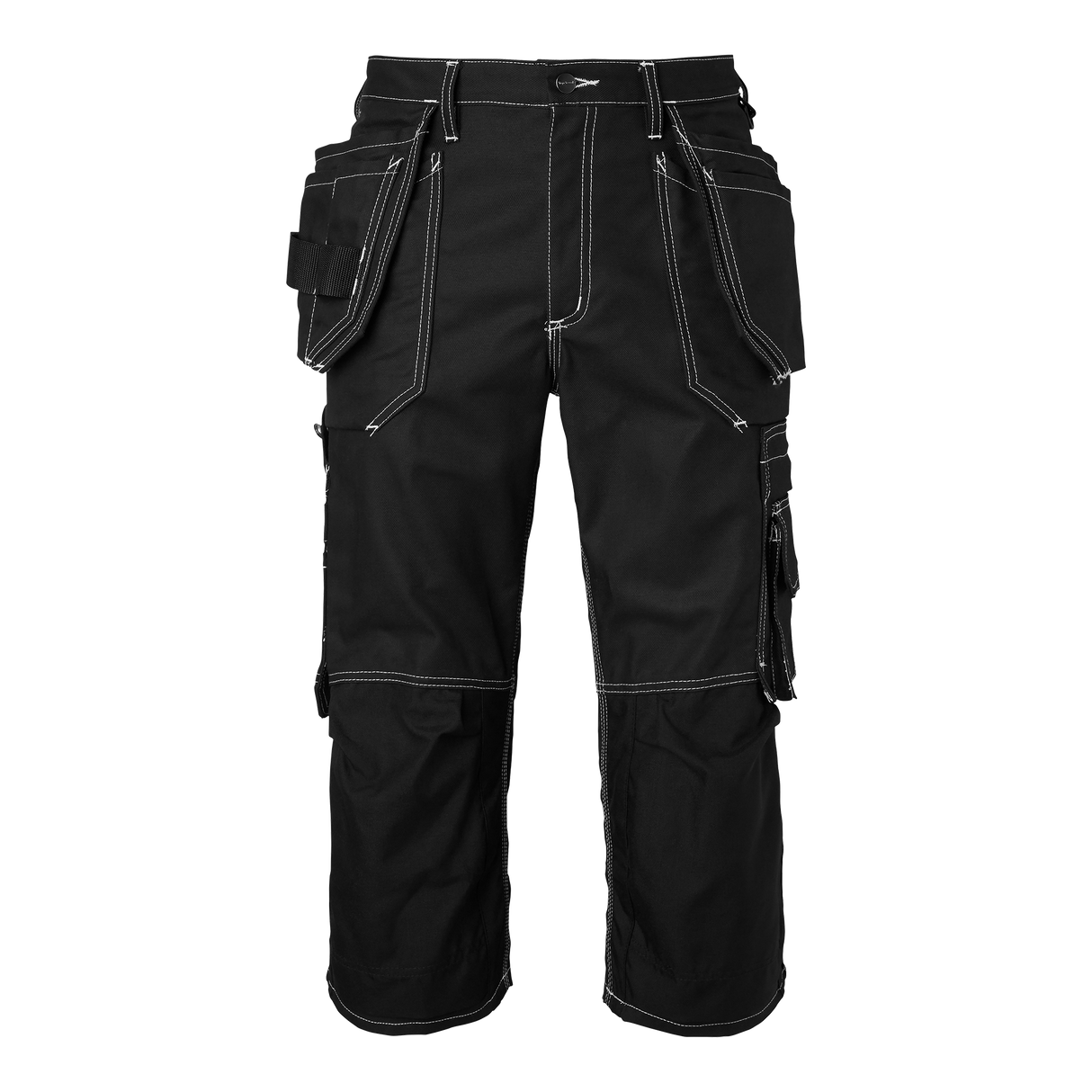 233 Craftsmen 3/4 Trousers - Black