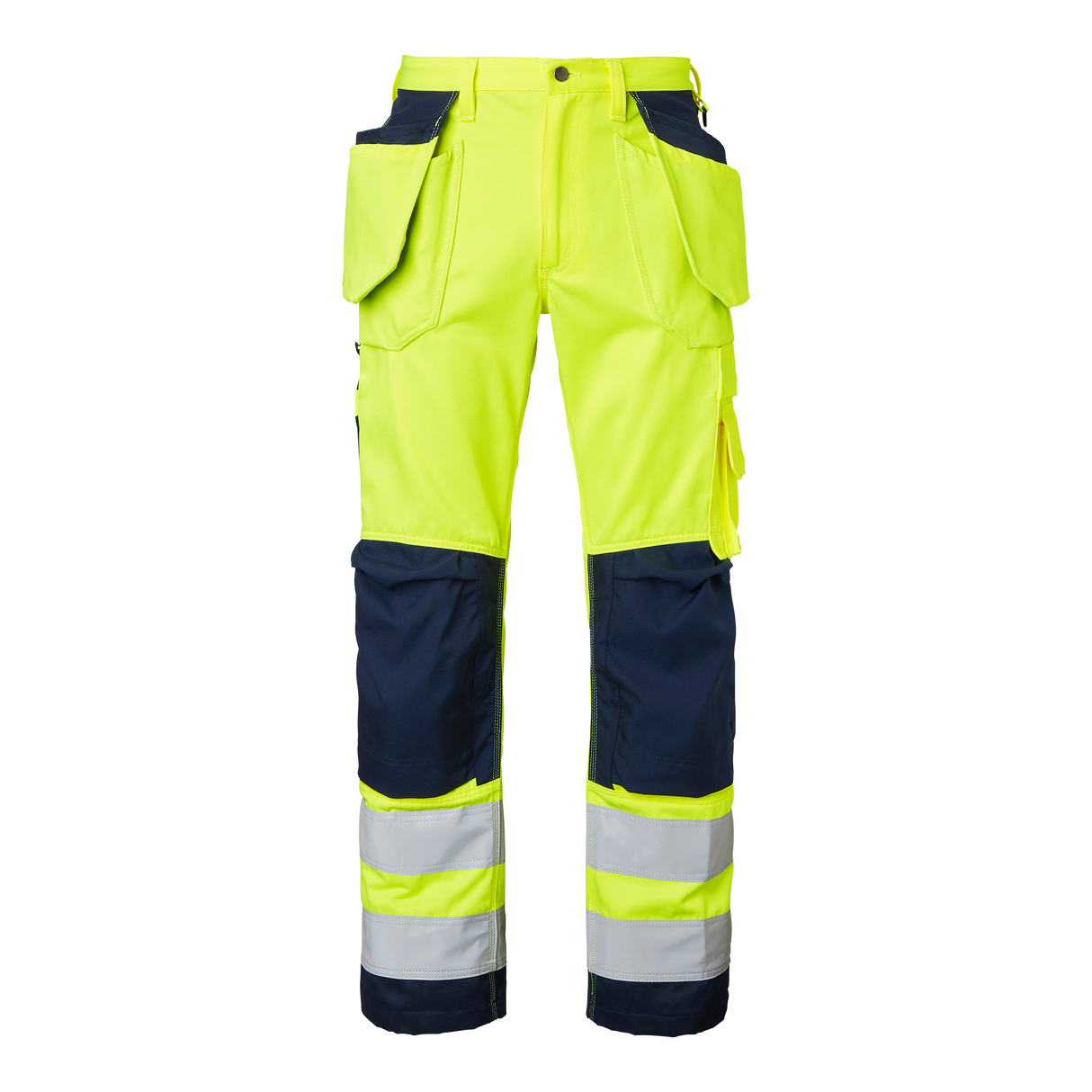 2516 Craftsmen Trousers - Fluorescent yellow/navy