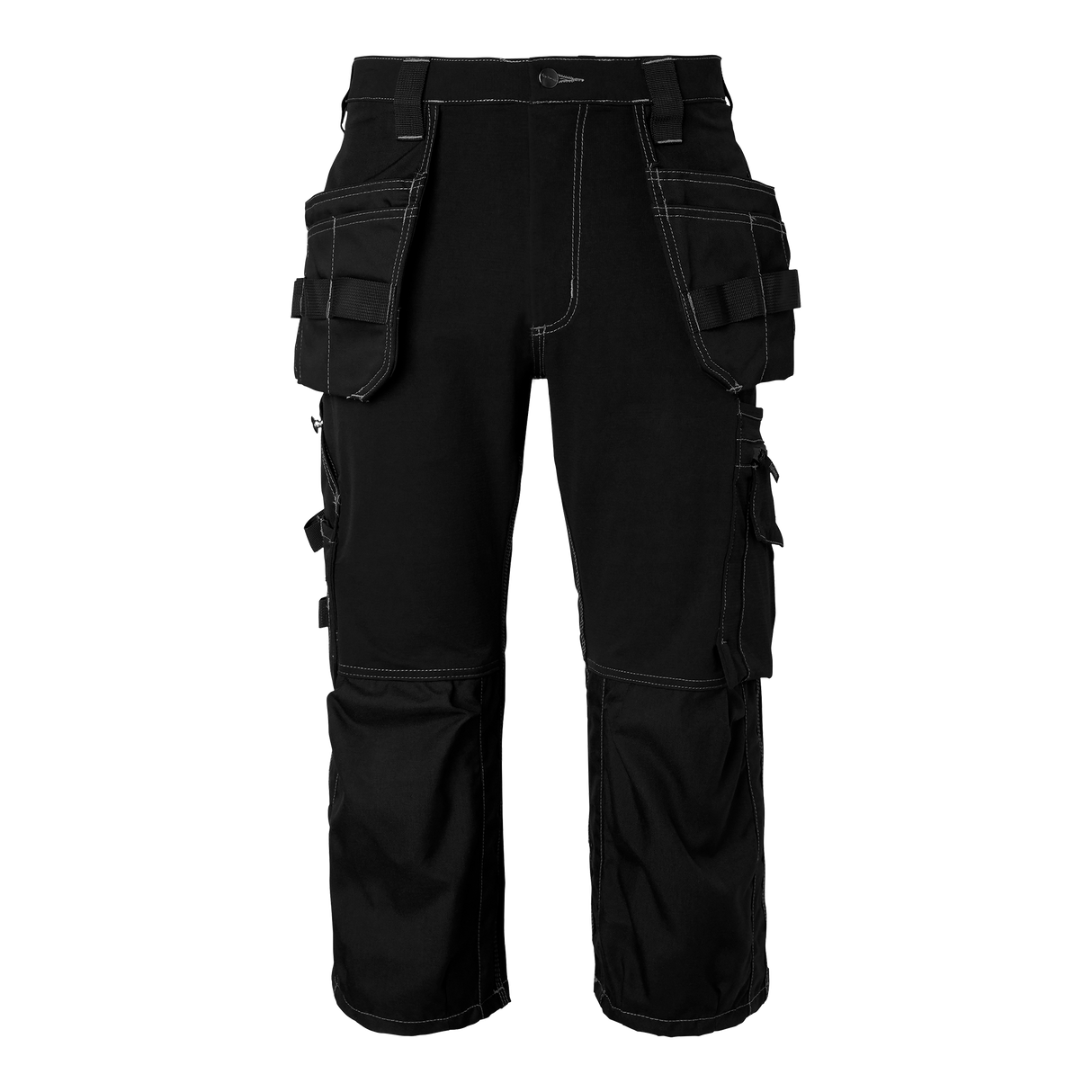 309 Craftsmen 3/4 Trousers - Black